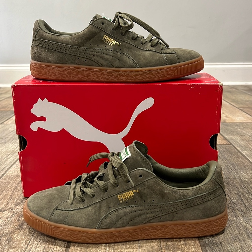 Puma 2014 States Winter Gum Pack Burnt Olive-Almond Men Size 10